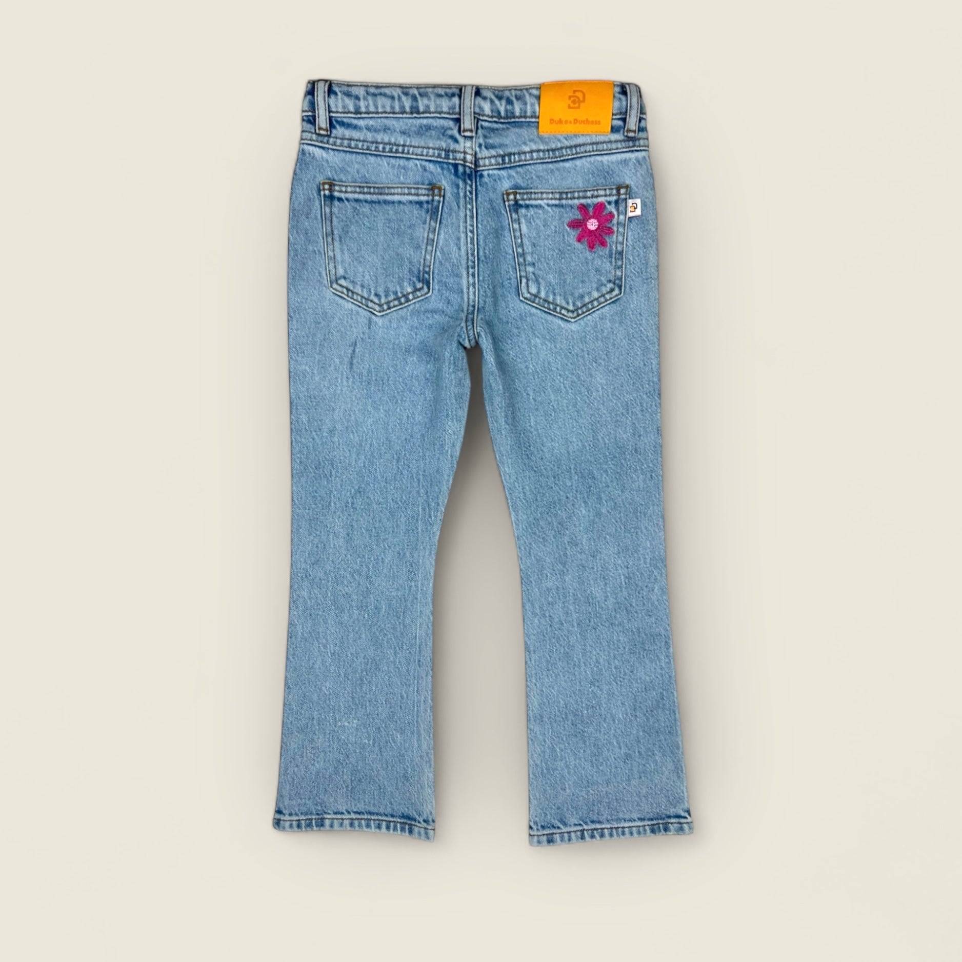 Girls Embroidered Flared Leg Jeans (GPS25-0017)
